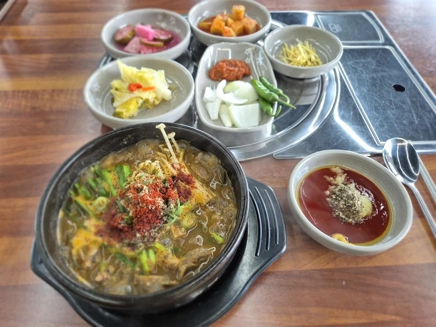 서원주가든 염소탕 상차림