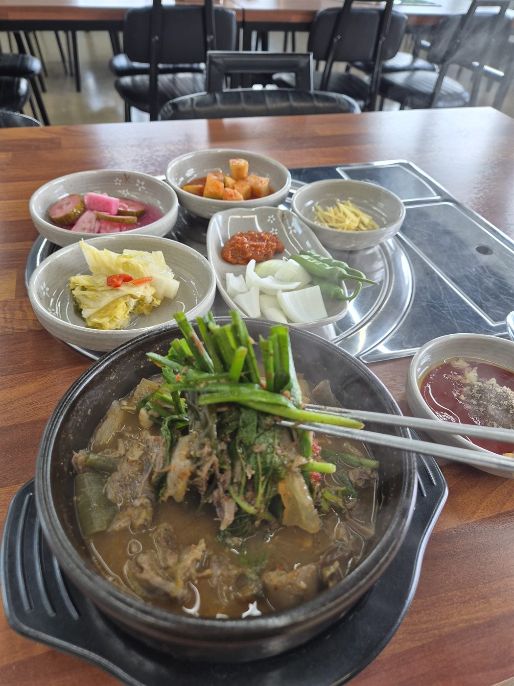 서원주가든 반찬과 탕